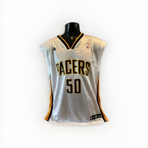 2009 adidas Tyler Hansbrough INDIANA PACERS Mens Rookie NBA Swingman XXL JERSEY - Picture 1 of 14